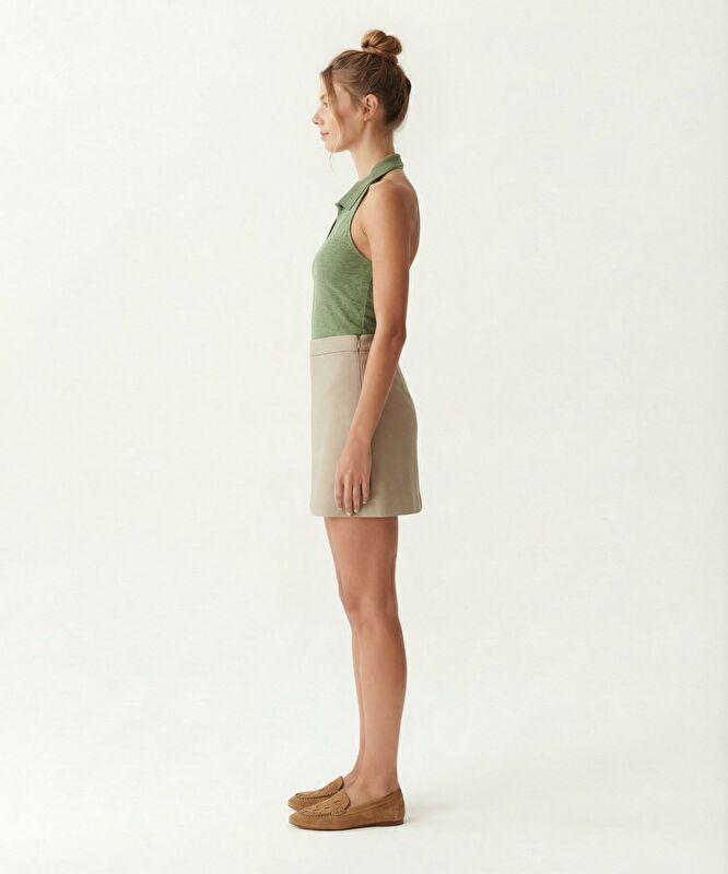 A Form Yüksek Bel Etek