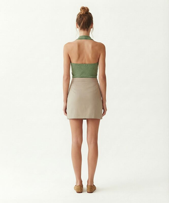 A Form Yüksek Bel Etek