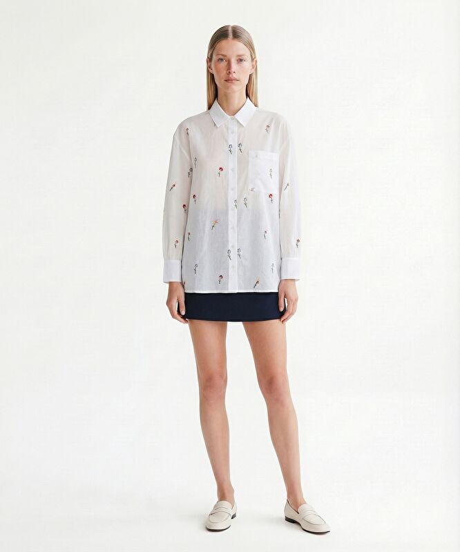 Regular Gömlek Yaka Uzun Kol Gömlek