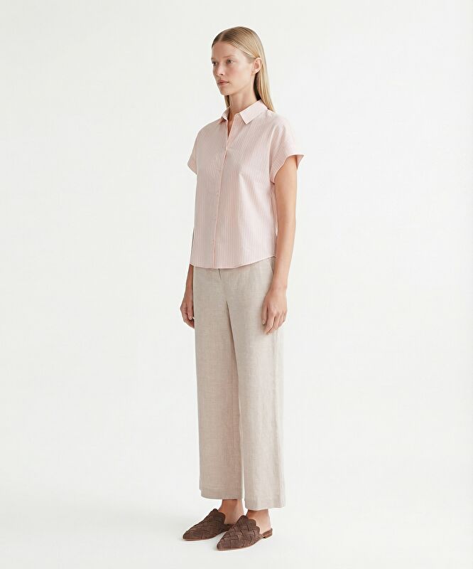 Regular Gömlek Yaka Kısa Kol Gömlek