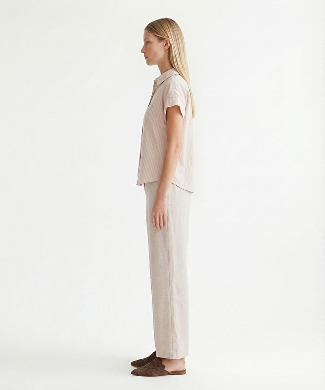 Regular Gömlek Yaka Kısa Kol Gömlek