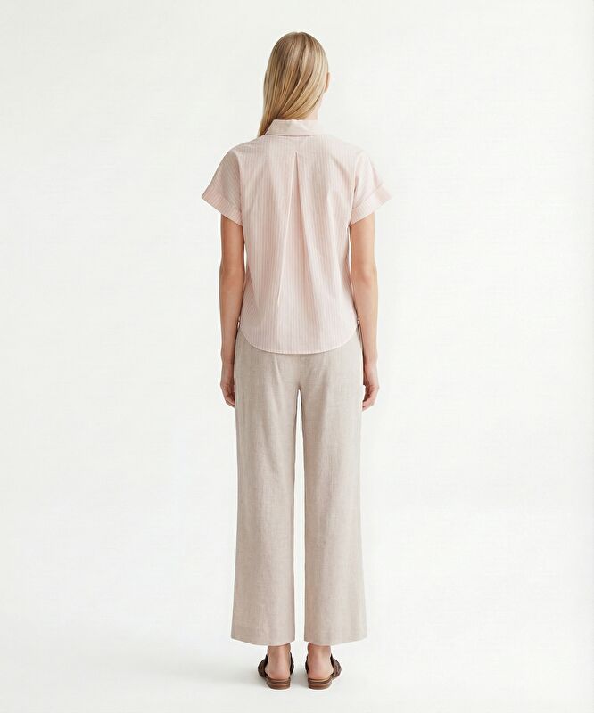 Regular Gömlek Yaka Kısa Kol Gömlek