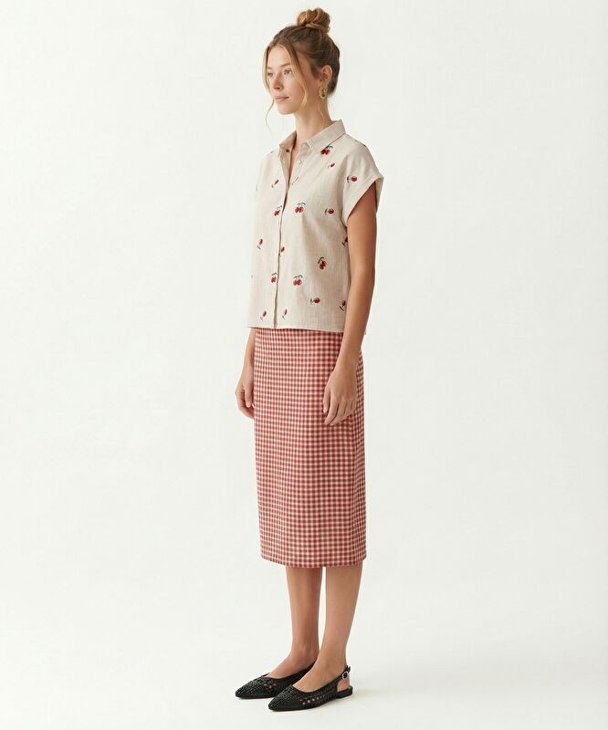 Regular Gömlek Yaka Kısa Kol Gömlek