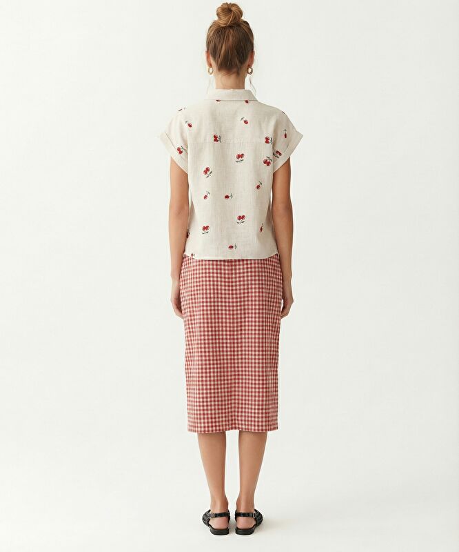 Regular Gömlek Yaka Kısa Kol Gömlek