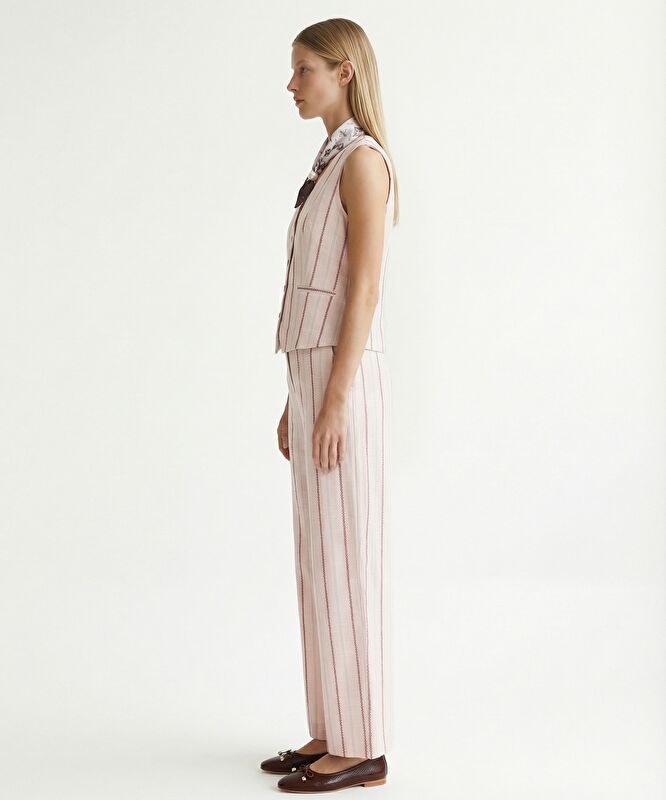 Geniş Yüksek Bel Pantolon