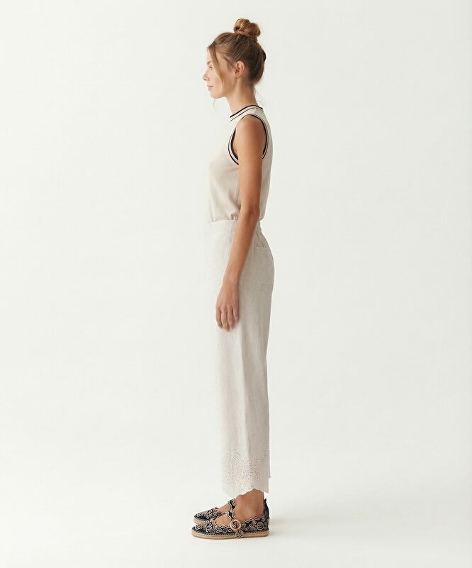 Düz Yüksek Bel Pantolon