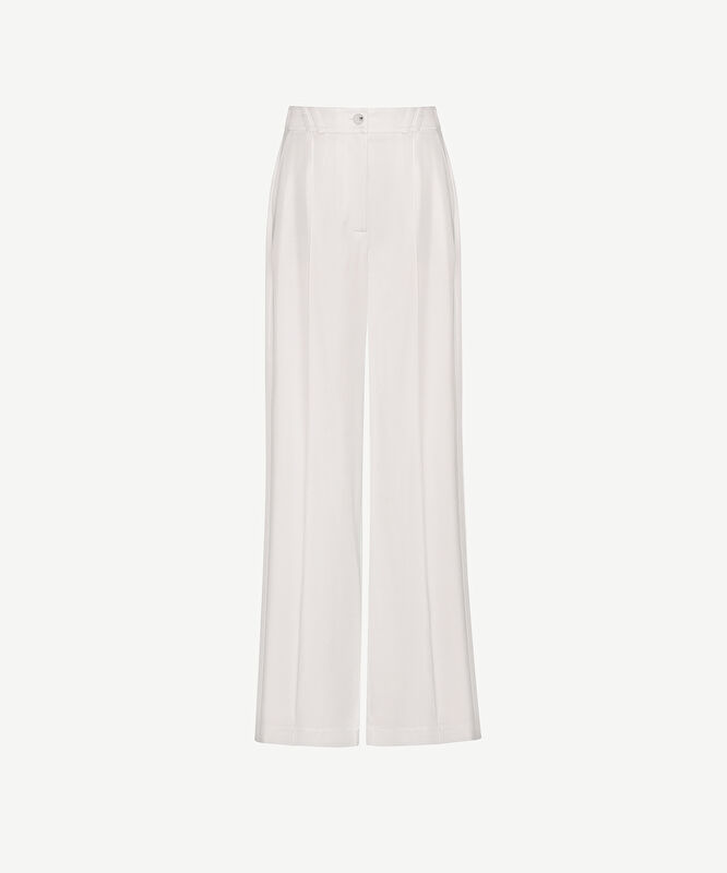 Düz Yüksek Bel Pantolon