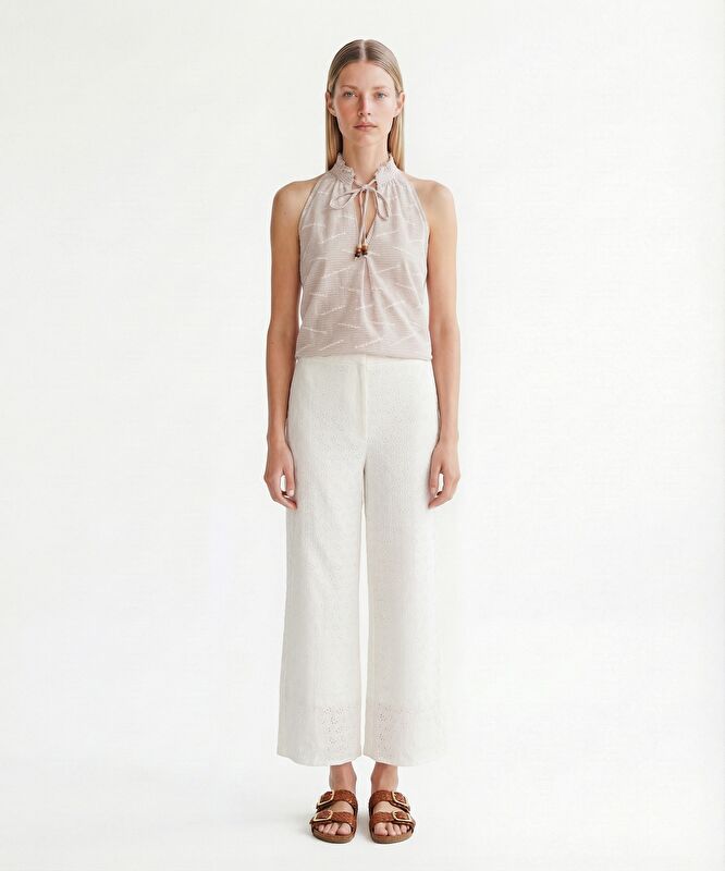 Geniş Normal Bel Pantolon