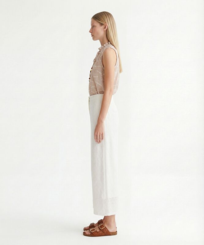 Geniş Normal Bel Pantolon