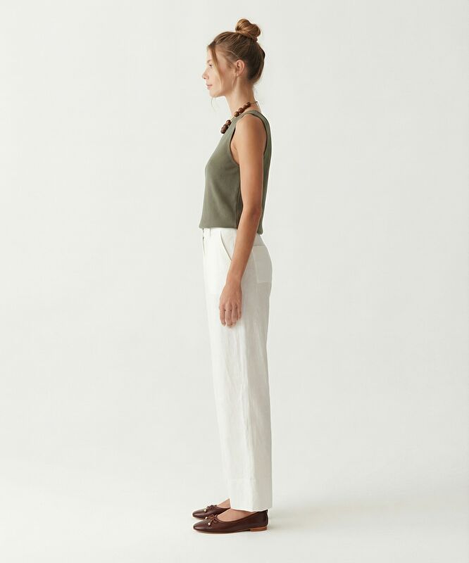 Geniş Normal Bel Pantolon