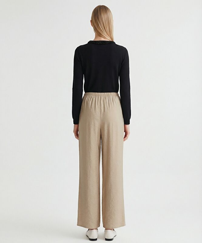 Geniş Normal Bel Pantolon