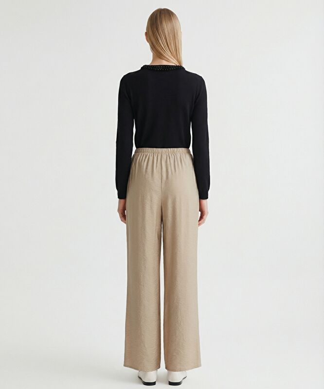 Geniş Normal Bel Pantolon