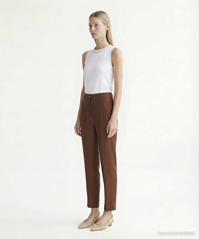 Slim Normal Bel Pantolon