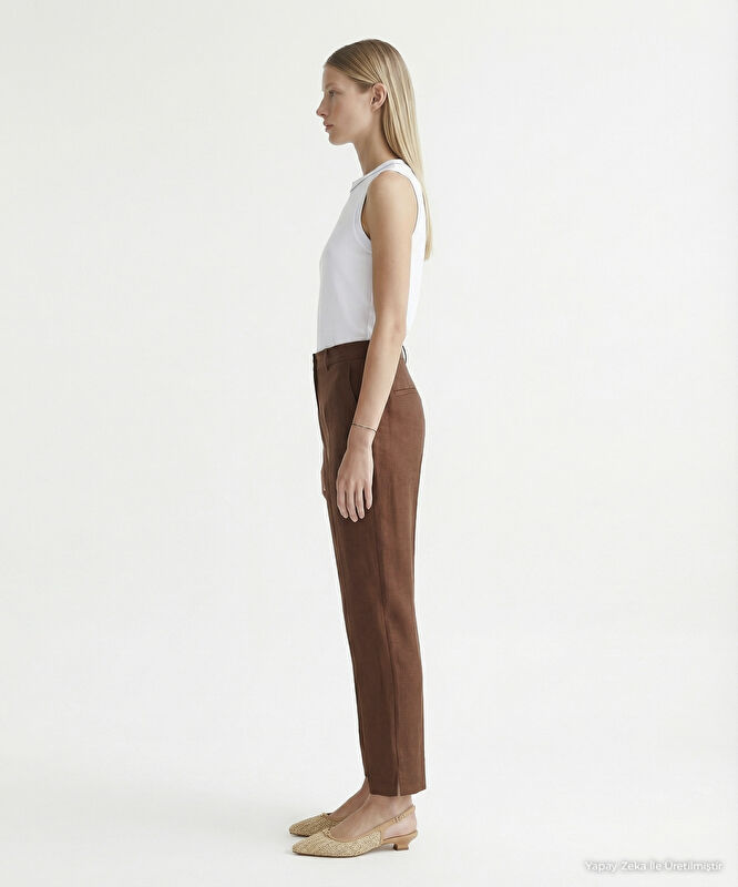 Slim Normal Bel Pantolon