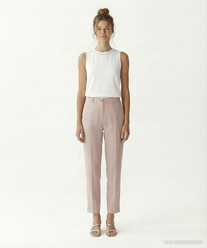 Slim Normal Bel Pantolon