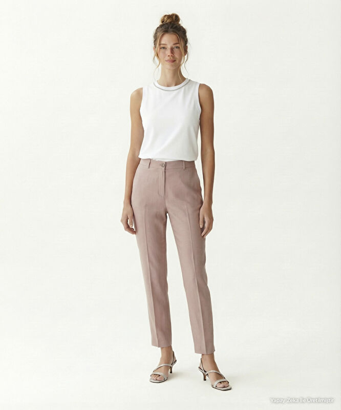 Slim Normal Bel Pantolon