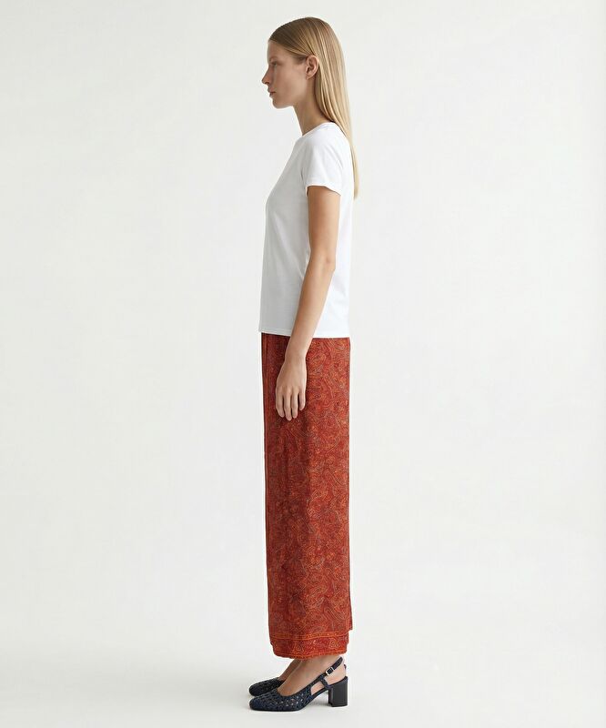 Wide Leg Düşük Bel Pantolon