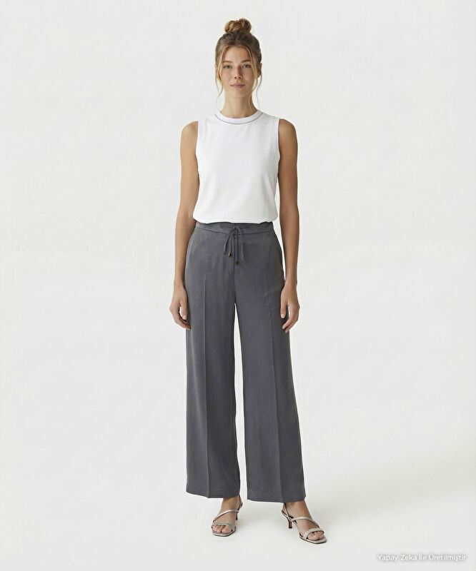 Wide Leg Normal Bel Pantolon
