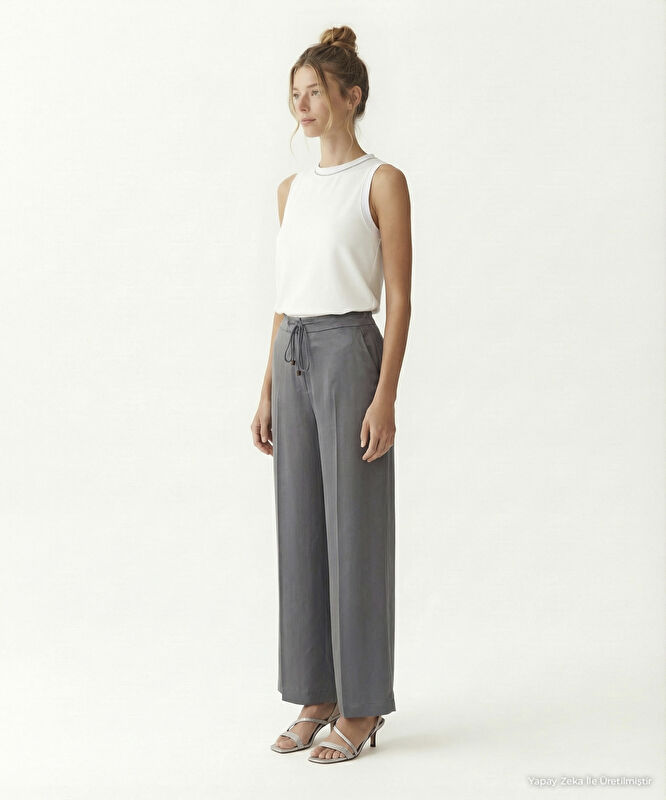 Wide Leg Normal Bel Pantolon