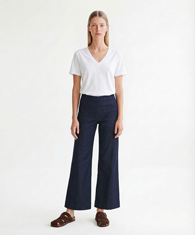 Wide Leg Yüksek Bel Pantolon