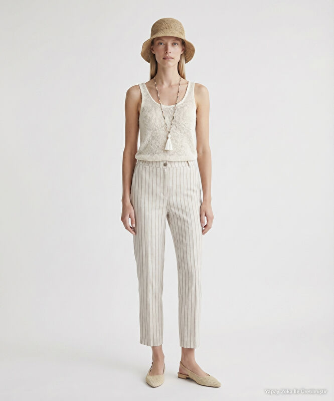 Tapered Normal Bel Pantolon