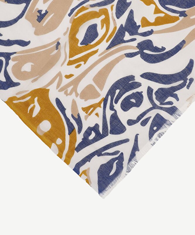 Soyut Desenli Şal