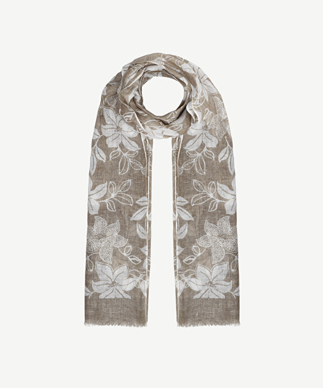 Çiçek Desenli Şal