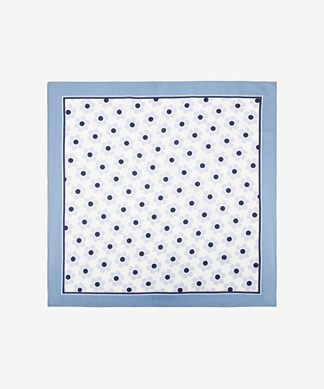 Çiçek Desenli Fular