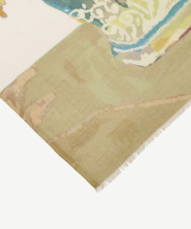 Çiçek Desenli Şal