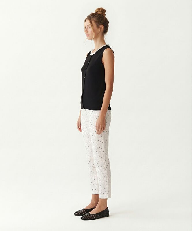 Regular Bisiklet Yaka Kolsuz Kazak