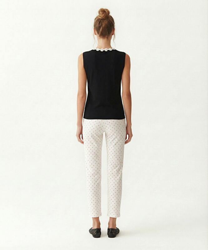 Regular Bisiklet Yaka Kolsuz Kazak