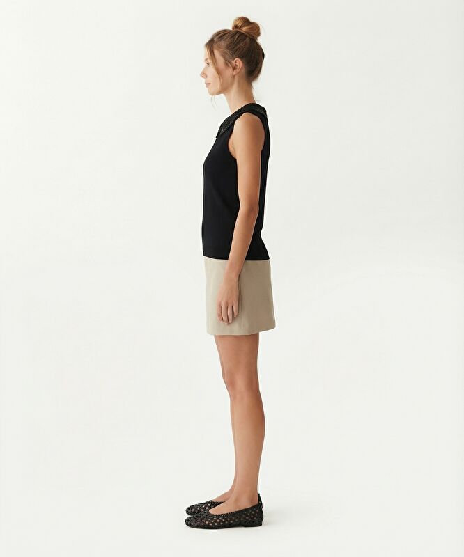 Regular Bebe Yaka Kolsuz Kazak