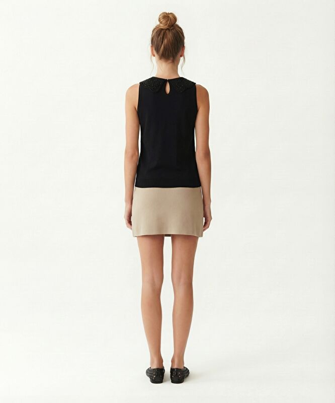 Regular Bebe Yaka Kolsuz Kazak