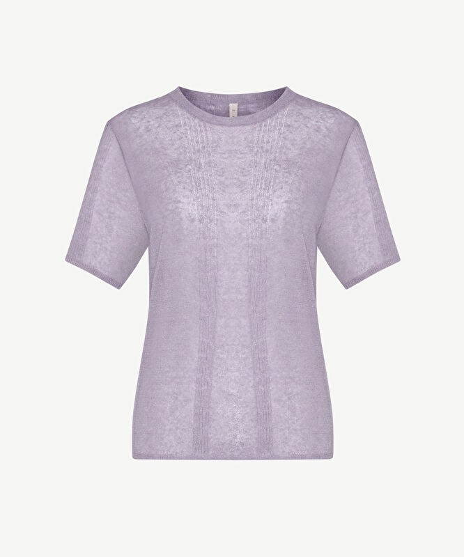 Regular Bisiklet Yaka Kısa Kol Kazak