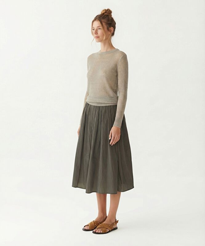 Regular Yakasız Yaka Kısa Kol Hırka