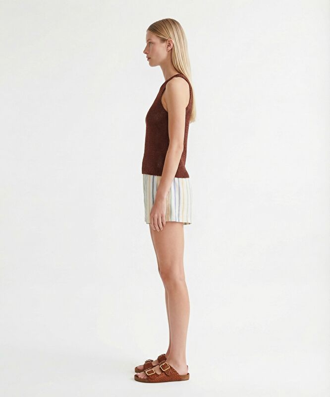 Regular Halter Yaka Kolsuz Kazak