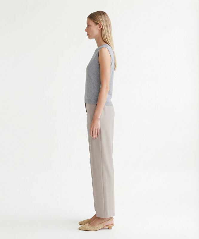 Regular Kayık Yaka Düşük Omuz Kol Kazak