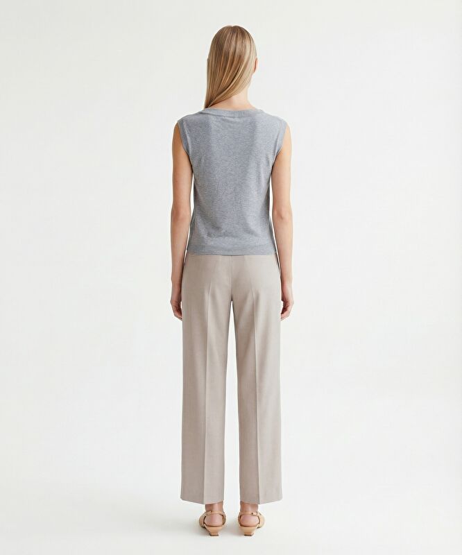 Regular Kayık Yaka Düşük Omuz Kol Kazak