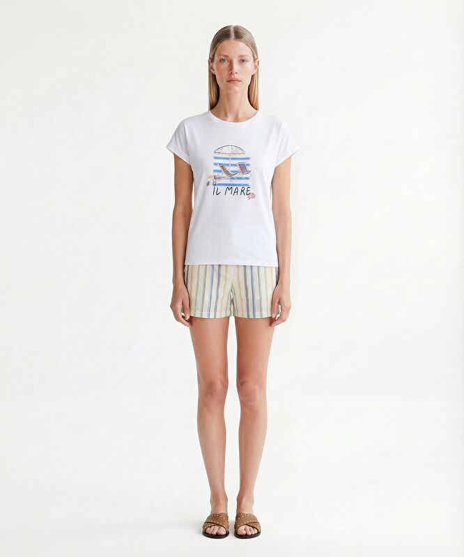 Regular Bisiklet Yaka Kısa Kol T-shirt