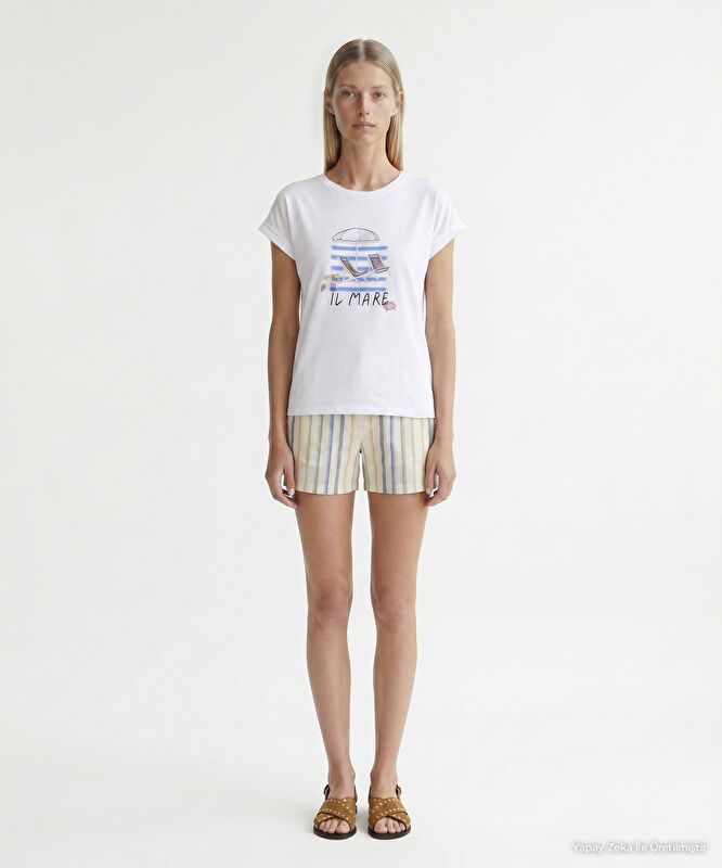 Regular Bisiklet Yaka Kısa Kol T-shirt