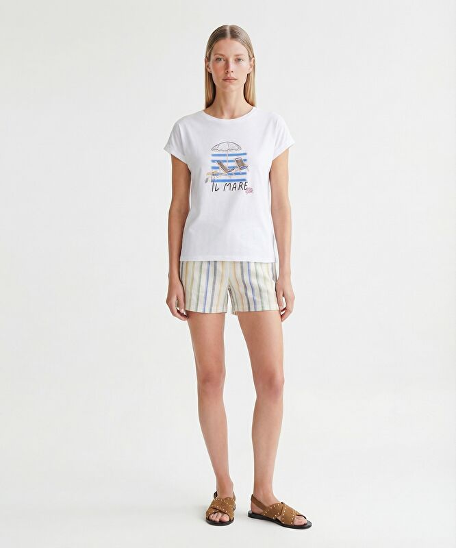 Regular Bisiklet Yaka Kısa Kol T-shirt