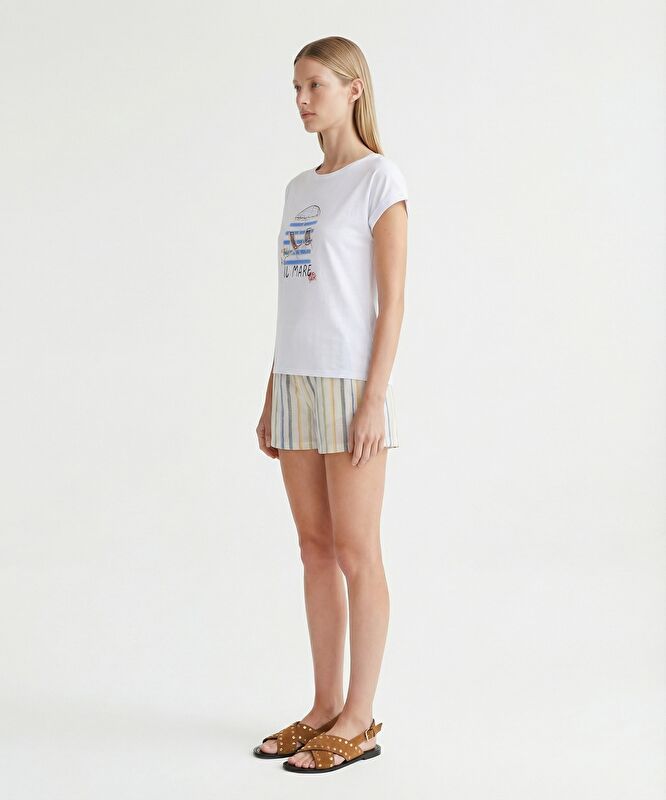 Regular Bisiklet Yaka Kısa Kol T-shirt