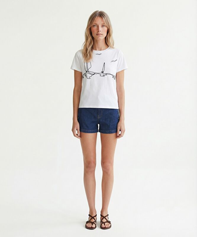 Regular Bisiklet Yaka Kısa Kol T-shirt