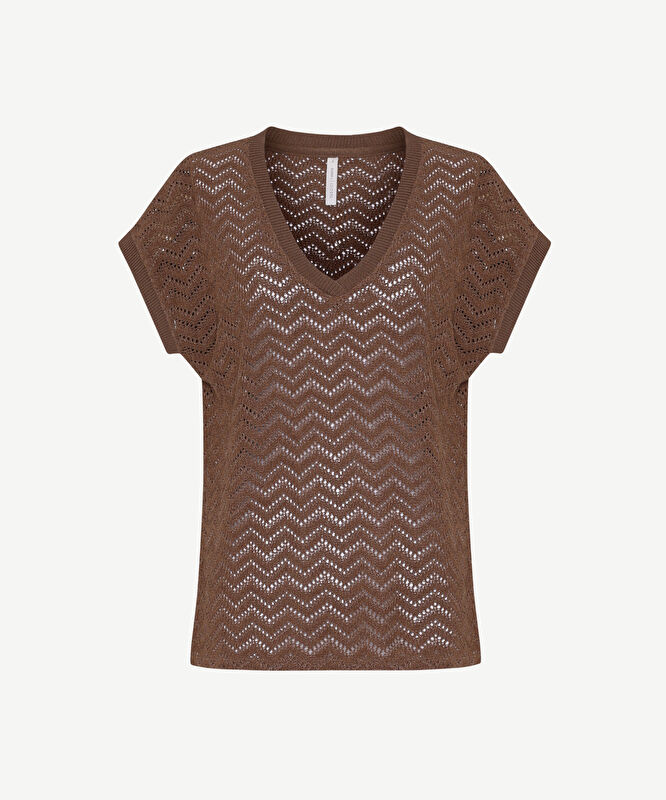 Regular V Yaka Kısa Kol T-shirt