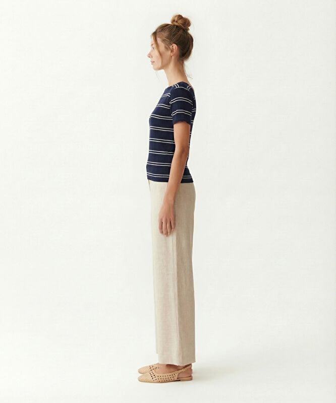 Regular Bisiklet Yaka Kısa Kol T-shirt