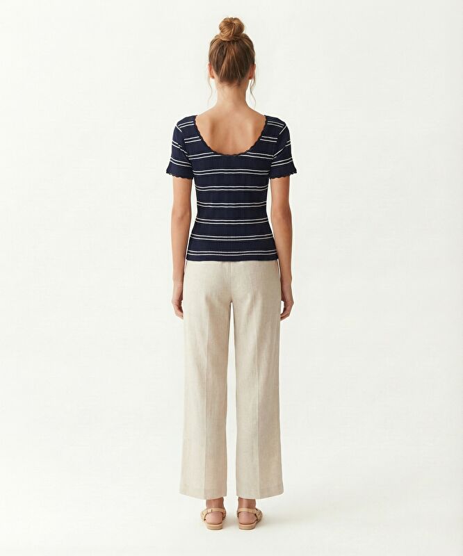 Regular Bisiklet Yaka Kısa Kol T-shirt