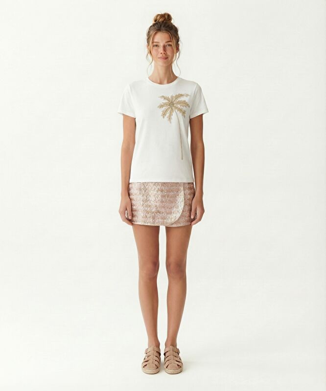 Regular Bisiklet Yaka Kısa Kol T-shirt