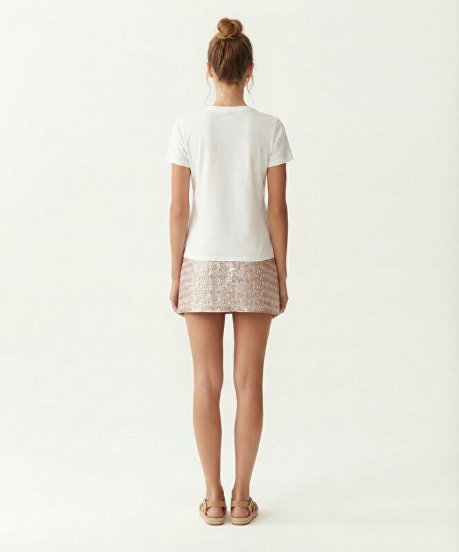 Regular Bisiklet Yaka Kısa Kol T-shirt