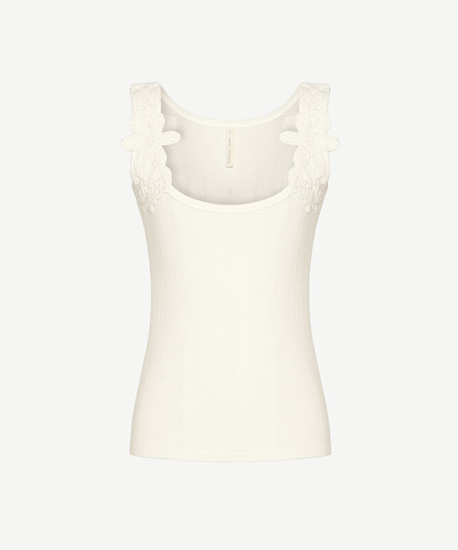 Regular Bisiklet Yaka Kolsuz T-shirt