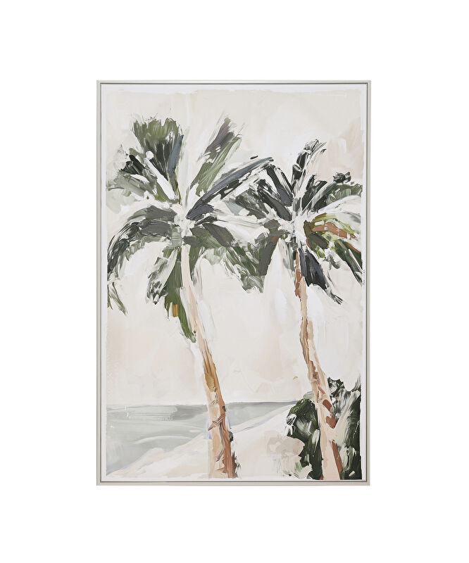 Palmiye Figürlü Dikdörtgen Tablo(5x83x123 Cm)